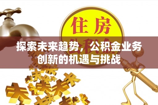 宁乡探索未来趋势，公积金业务创新的机遇与挑战