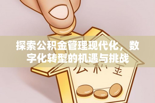 宁乡探索公积金管理现代化，数字化转型的机遇与挑战