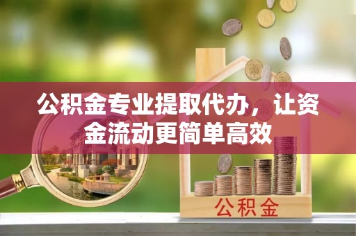 宁乡公积金专业提取代办，让资金流动更简单高效