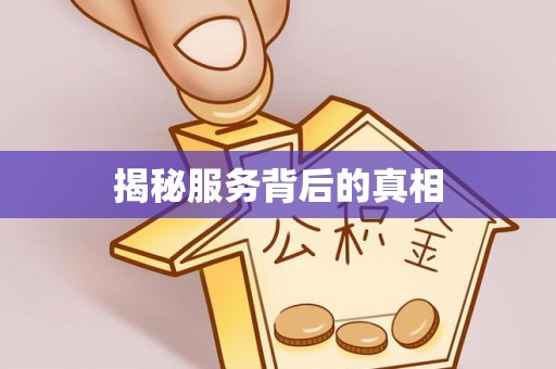 宁乡揭秘服务背后的真相