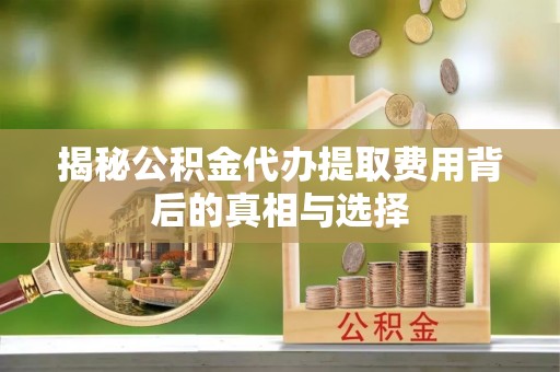 宁乡揭秘公积金代办提取费用背后的真相与选择