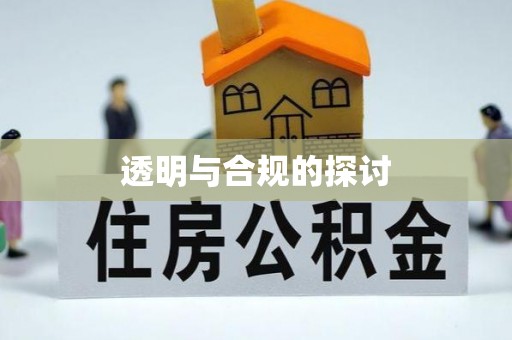 宁乡透明与合规的探讨