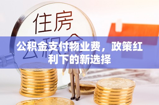 宁乡公积金支付物业费，政策红利下的新选择