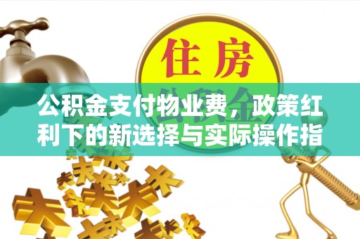宁乡公积金支付物业费，政策红利下的新选择与实际操作指南