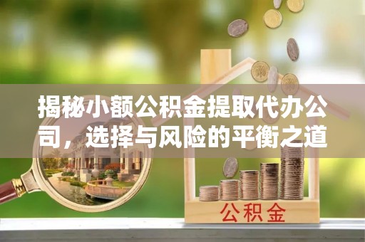 宁乡揭秘小额公积金提取代办公司，选择与风险的平衡之道