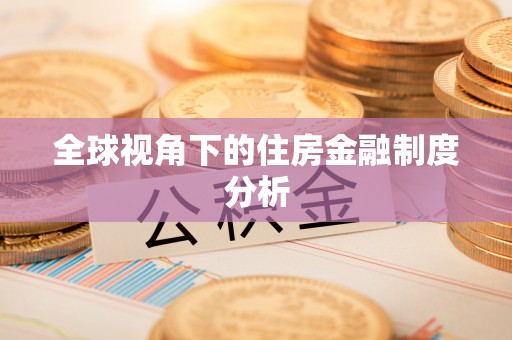 宁乡全球视角下的住房金融制度分析
