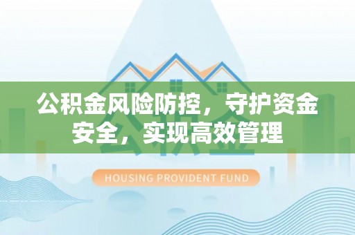 宁乡公积金风险防控，守护资金安全，实现高效管理