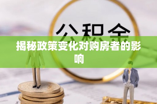 宁乡揭秘政策变化对购房者的影响