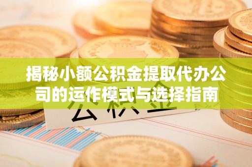 宁乡揭秘小额公积金提取代办公司的运作模式与选择指南