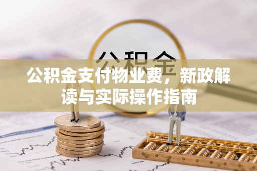 宁乡公积金支付物业费，新政解读与实际操作指南