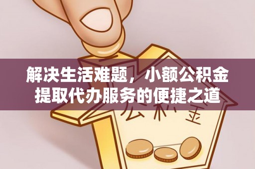 宁乡解决生活难题，小额公积金提取代办服务的便捷之道